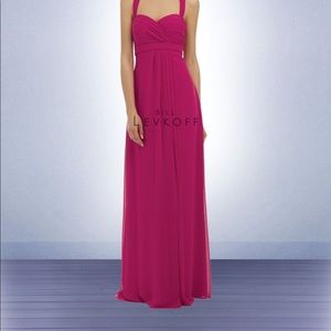 Bill Levkoff Watermelon Bridesmaid Dress